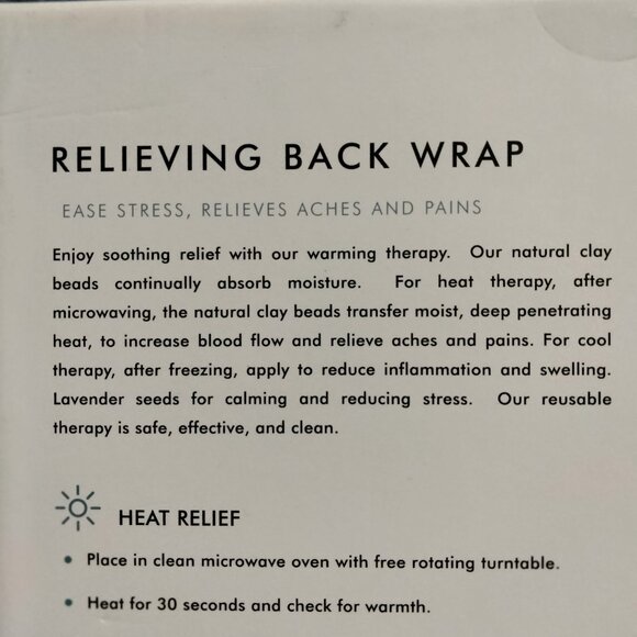 Alieva Relieving Back Wrap and Calming Sinus Pillow - Picture 5 of 10
